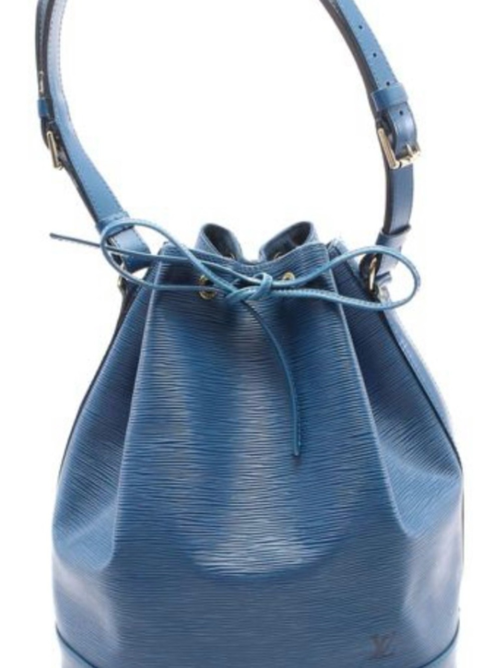 Louis Vuitton Blue Epi Leather Noe Drawstring Shoulder Bag